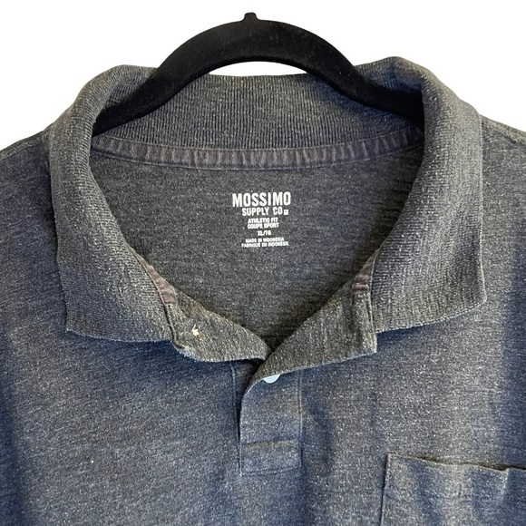 Mossimo Men's T-Shirt Size XL Gray Collared Short Sleeves - Picture 3 of 12
